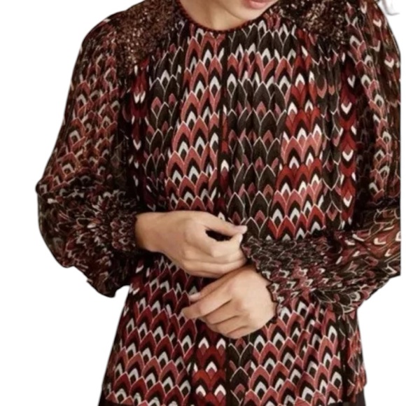 Bl-nk London X By Anthropologie Sequin-Embellished Blouse - Picture 7 of 7